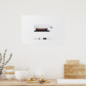 17 miljoen vaten - Denk buiten de fles na Poster (Keuken)