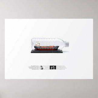 17 miljoen vaten - Denk buiten de fles na Poster