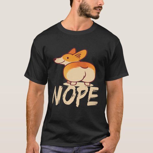 17 Nee - Corgi T-shirt (Voorkant)