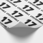 17 Niet te stoppen Design op de geboorte Cadeaupapier (Hoek)