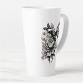 17 oz Grote Latte Mok - Vlindertransformatie (Rechterhoek)