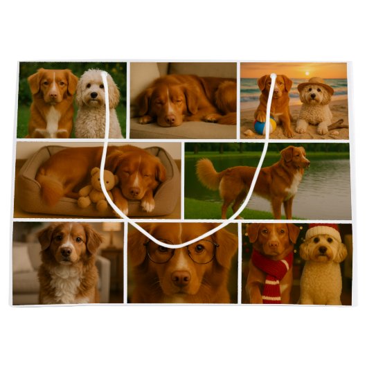 17 Photo Collage Template Make Your Own Fun Groot Cadeauzakje (Voorkant)