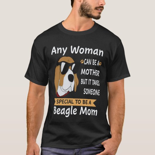 17 Speciaal om een Beagle Moeder Beagle te zijn T-shirt (Voorkant)