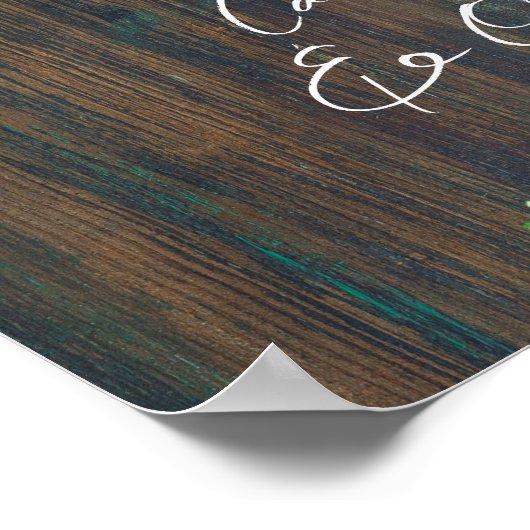 17 Tabel Rustisch hout Gypsophila FOTO-SEIEREND sc Poster (Hoek)