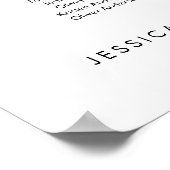 17 Tafels Onze favoriete Mensen Zitschema Plan Poster (Hoek)