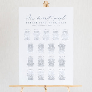 17 Tafels Stoelendistributiekaart van onze favorie Poster