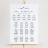 17 Tafels Vind uw Zitplaatskaart Poster