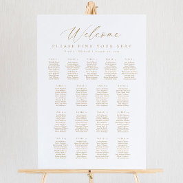 17 Tafels Welkom Zitplaats Grafiek Poster