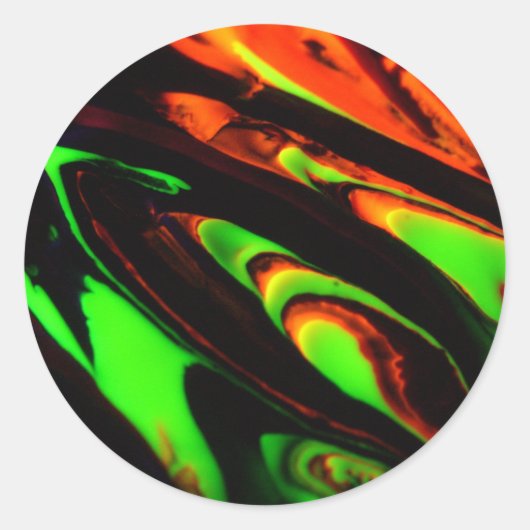 #17 TLuv.Design© "Phantasmagoria" Serie Ronde Sticker (Voorkant)