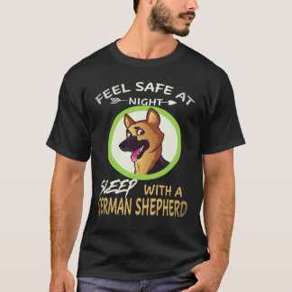17 Voel je veilig 's nachts Slaap met een Duitse h T-shirt
