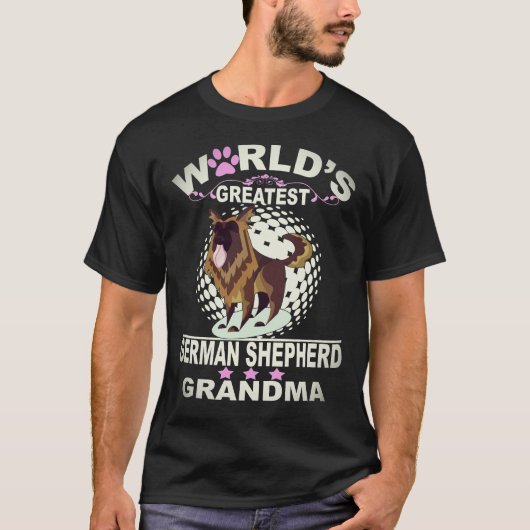 17 Werelds Beste Duitse Herdersoma Duitse T-shirt (Voorkant)