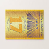 17 Year | AA 12 Step Anniversary Personalized Legpuzzel (Horizontaal)