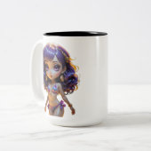 17A Dollz by: Svace - Series 01 Tweekleurige Koffiemok (Voorkant links)