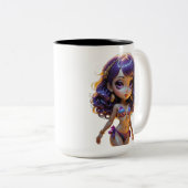 17A Dollz by: Svace - Series 01 Tweekleurige Koffiemok (Voorkant rechts)
