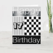 17de Verjaardag Kaart (Voorkant)