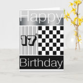 17de Verjaardag Kaart (Gele Bloem)
