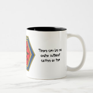 17e BDE Koffie/Thee Tweekleurige Koffiemok