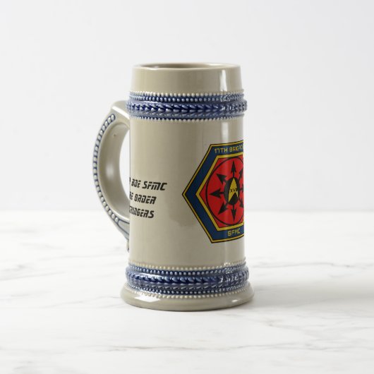 17e BDE Stein Bierpul (Voorkant links)