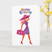 **17e BIRTHDAY & U BEAUTIFUL**-kaart Kaart (Gele Bloem)