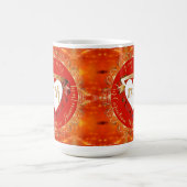 17e bruiloft Jubileum Carnelian Koffiemok (Center)