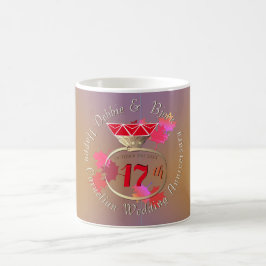 17e bruiloft Jubileum Carnelian Ring Koffiemok