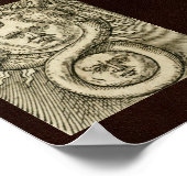17e C. Alchemy Illustration: Sun, Moon & Dragon Poster (Hoek)