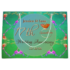 17e Carneool Bruiloft Jubileum Gift Bag Groot Cadeauzakje