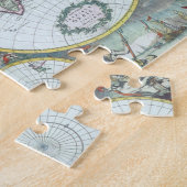 17e eeuw Antiek Wereldkaart, Frederick De Wit Legpuzzel (Zijkant)