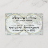 17e eeuw Antiek Wereldkaart, Frederick De Wit Visitekaartje (Voorkant)