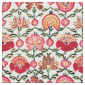  17e eeuw Delhi India Floral Pattern Stof (Close Up)