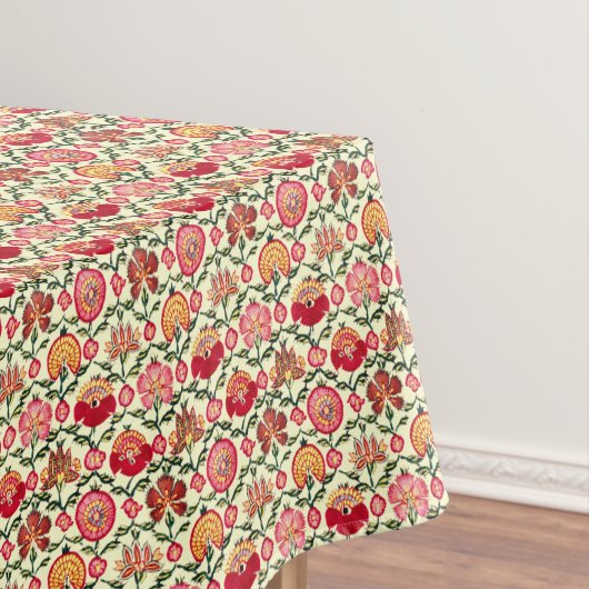 17e eeuw Delhi India Floral Pattern Tafelkleed (Voorbeeld)