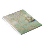 17e eeuw Kaart Amerika's van Claude Bernou Notitieblok (Schuin)