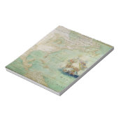 17e eeuw Kaart Amerika's van Claude Bernou Notitieblok (Linkerzijde)