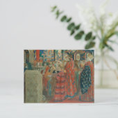 17e eeuw Russische vrouwen in de kerk Briefkaart (Staand voorkant)