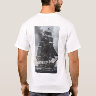  17e eeuws zeilschip T-shirt