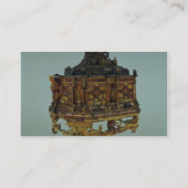 17e-eeuwse amberkist, Malbork, Polen Visitekaartje (Achterkant)