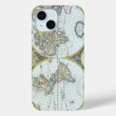 17e-eeuwse antieke wereldkaart, Frederick De Wit Case-Mate iPhone Case (Achterkant)
