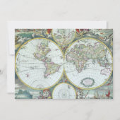 17e-eeuwse antieke wereldkaart, Frederick De Wit Kaart (Voorkant)