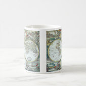 17e-eeuwse antieke wereldkaart, Frederick De Wit Koffiemok (Center)