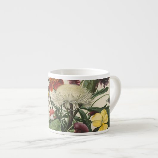  17e-eeuwse bloemengeschiedenis espresso kop (Voorkant rechts)