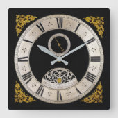 17e eeuwse ontwerp wandklok (Voorkant)