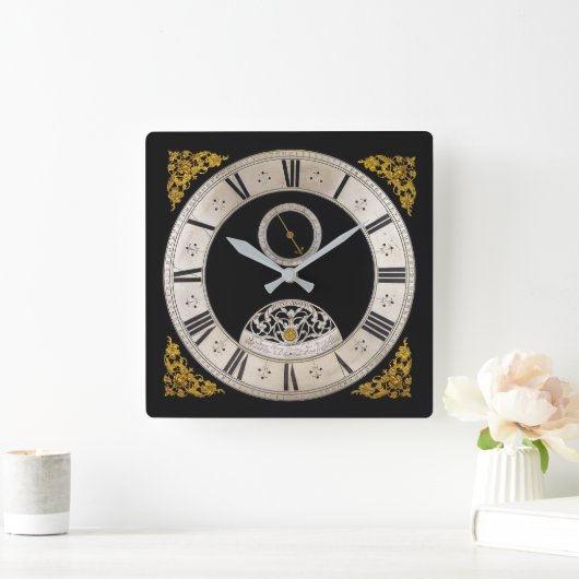 17e eeuwse ontwerp wandklok (Huis)