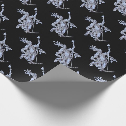 17e-eeuwse soldaat print cadeaupapier (Hoek)