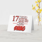 17e jubileum kaart (Gele Bloem)