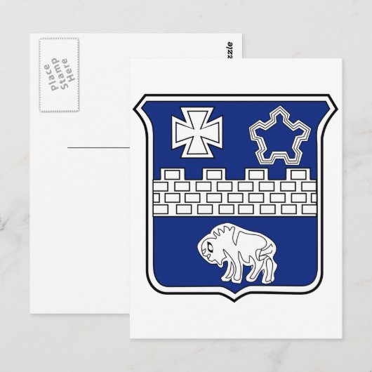 17e militaire container voor het infanteriestelsel briefkaart (Voorkant / Achterkant)