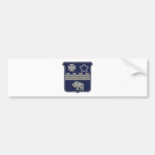 17e militaire container voor het infanteriestelsel bumpersticker (Voorkant)