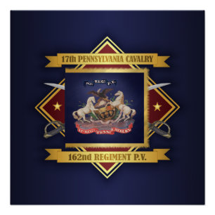 17e Pennsylvania Cavalry Perfect Poster