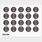 17e Pennsylvania Cavalry Ronde Sticker (Vel)