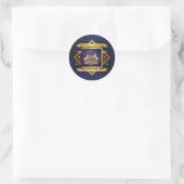 17e Pennsylvania Cavalry Ronde Sticker (Tas)