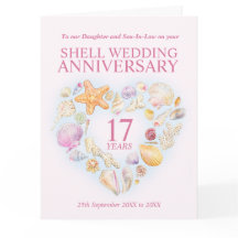 17e shell - verjaardagsdag waterverf Dochter